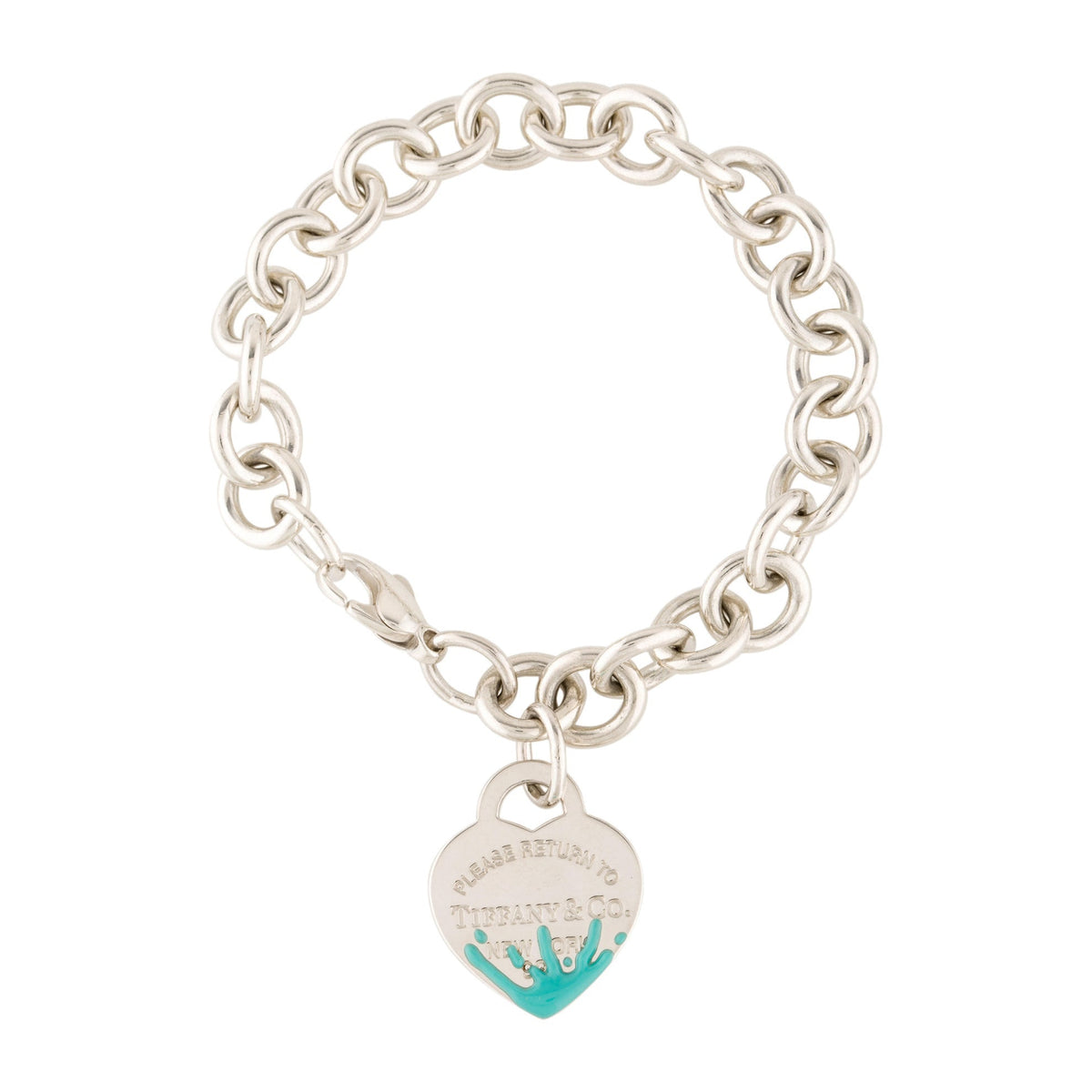 18K Tiffany Heart Tag Bracelet
