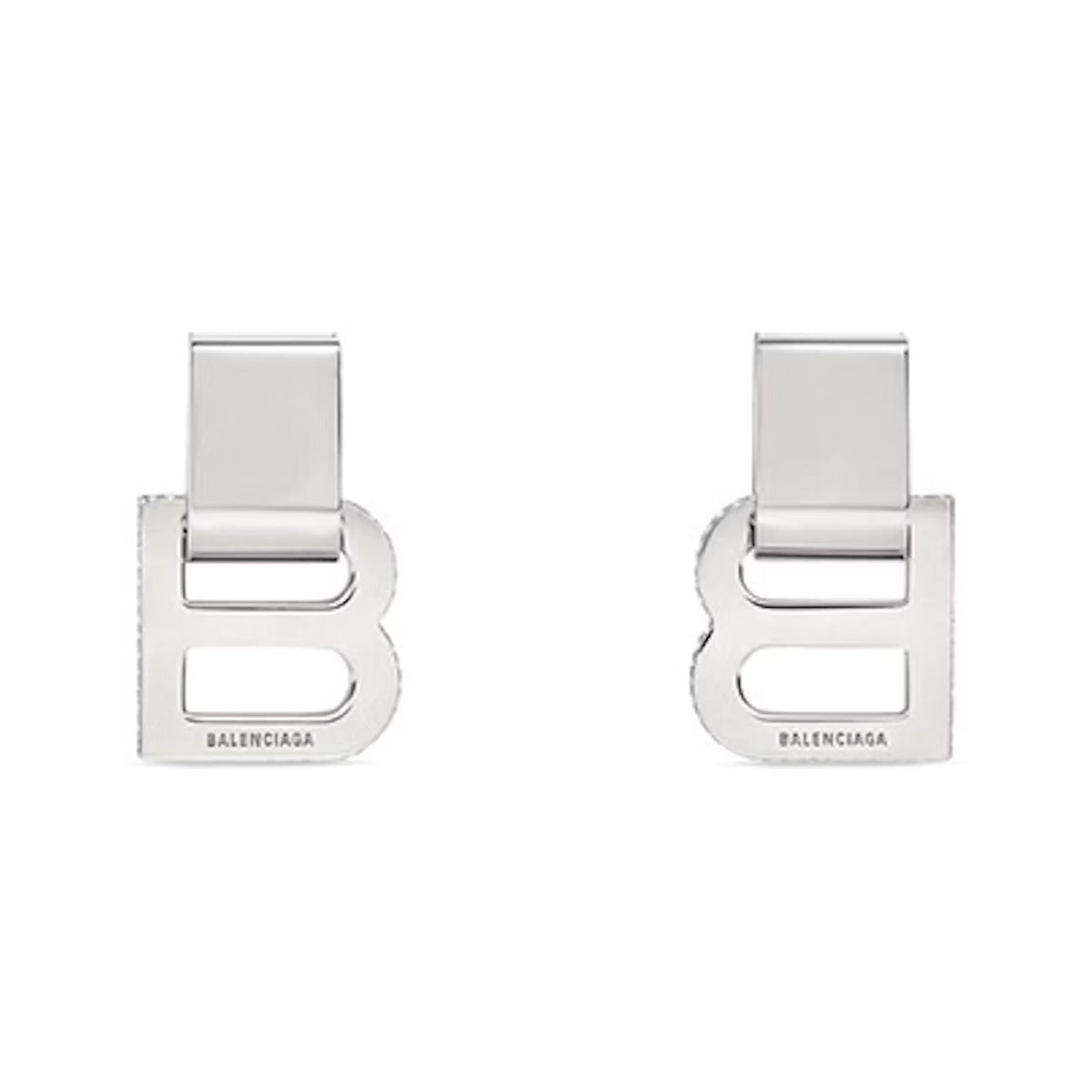 18K Balenciaga Hourglass Diamond Earrings