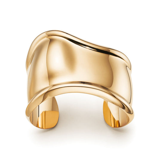 18K Tiffany Elsa Peretti Small Bone Cuff Bracelet