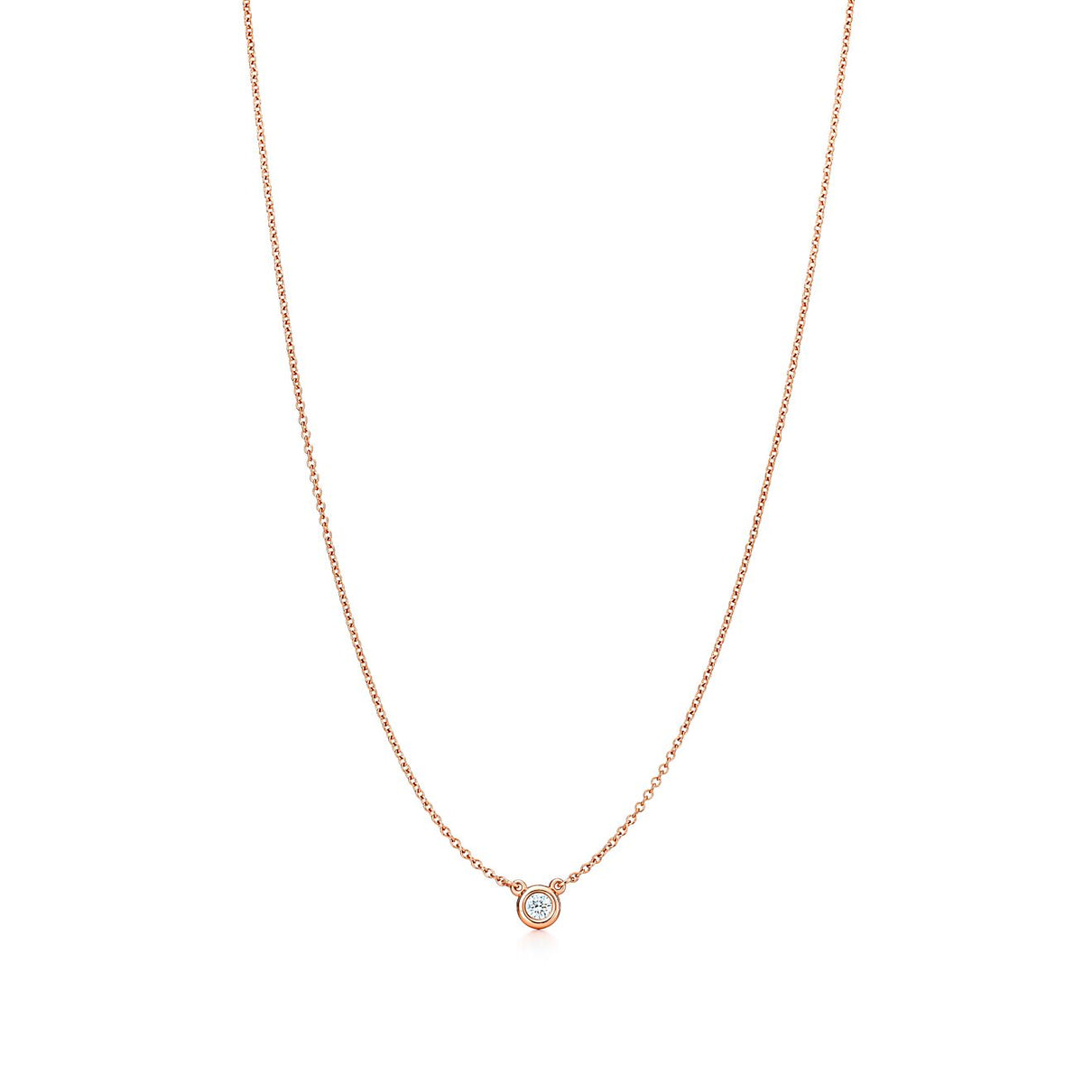 18K Tiffany Elsa Peretti Diamonds Necklace