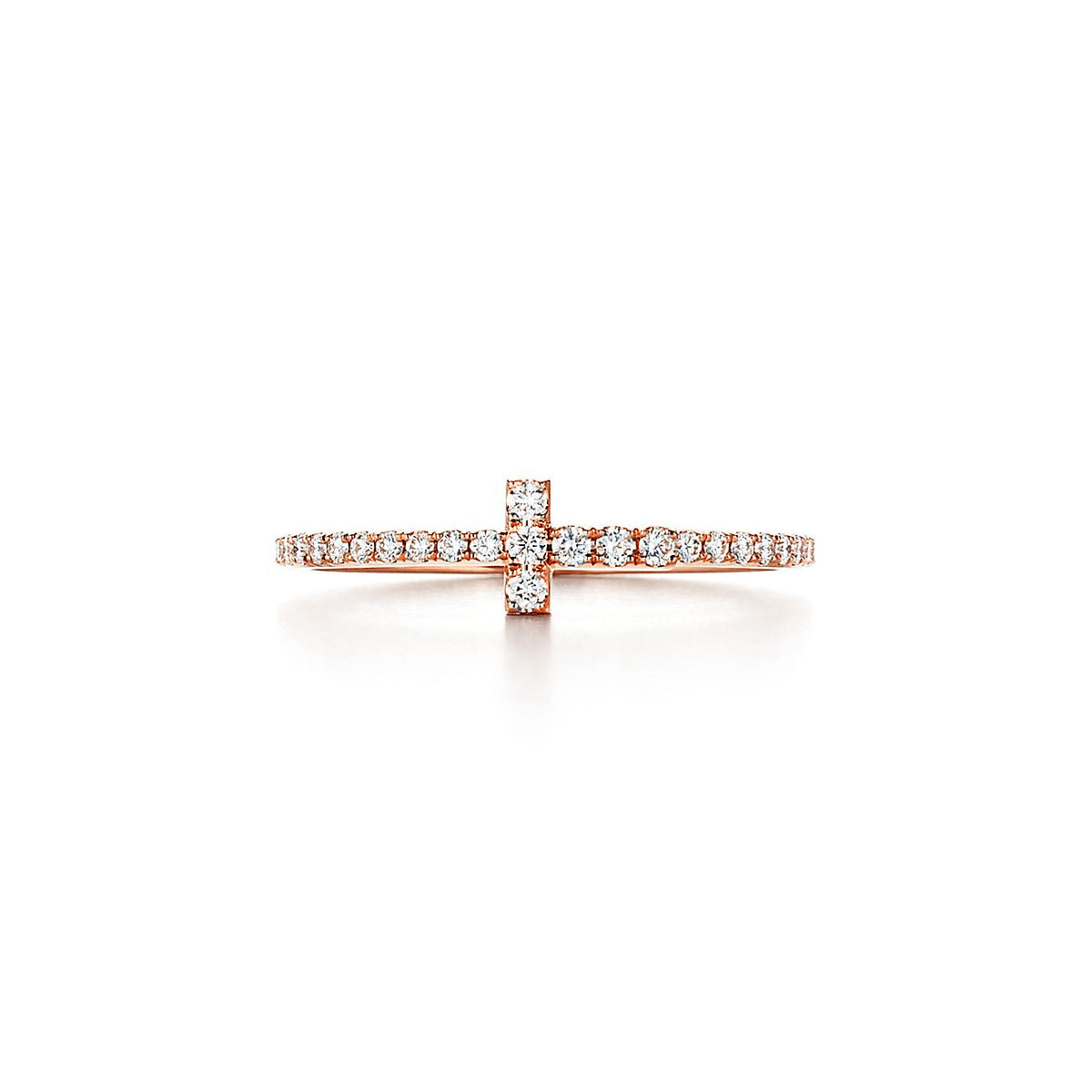 18K Tiffany Diamond Wire Ring