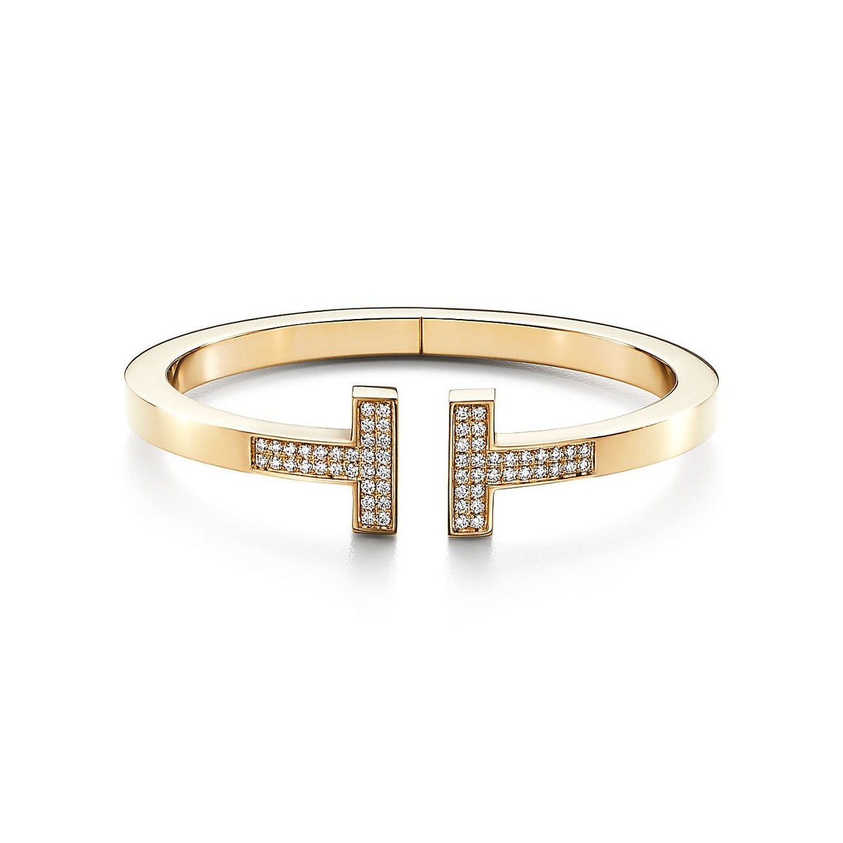 18K Tiffany Diamond Square Bracelet