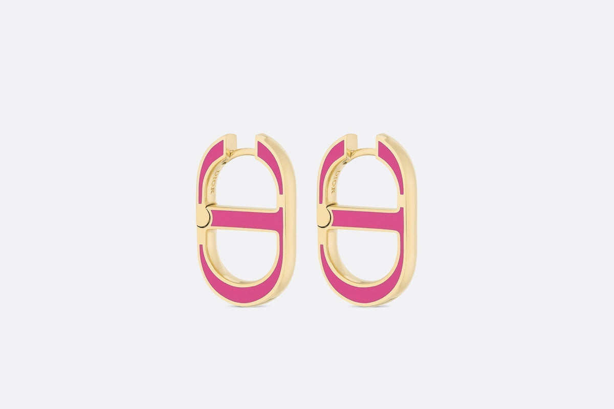 18K Dior 30 Montaigne Rani Pink Earrings