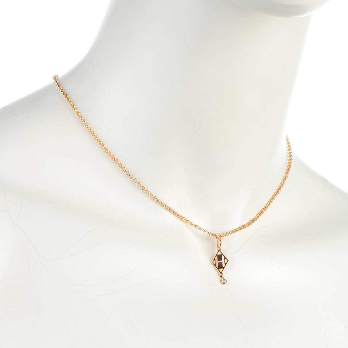 18K Gambade Pendant Hermes Necklace
