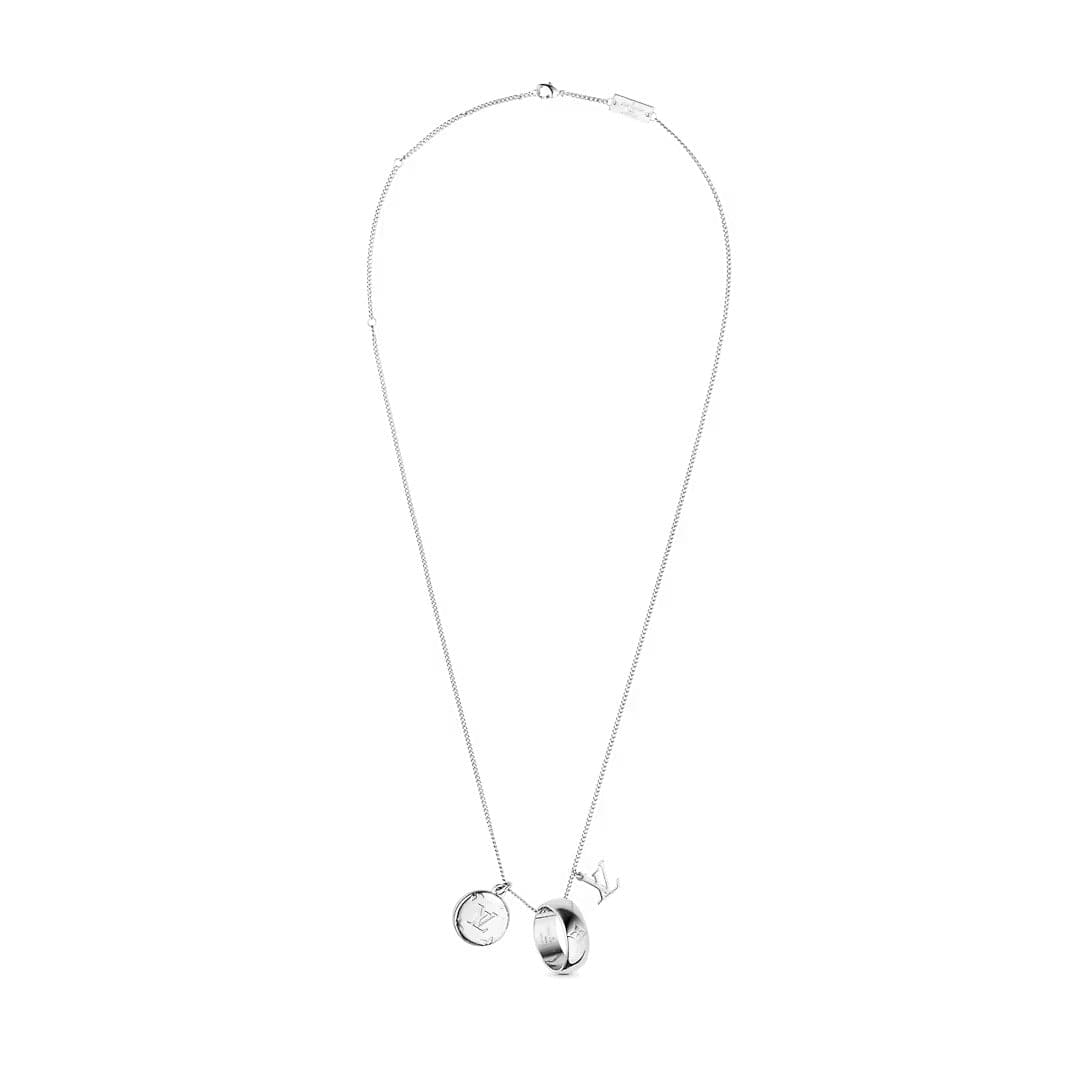 18K Louis Vuitton Monogram Charms Necklace