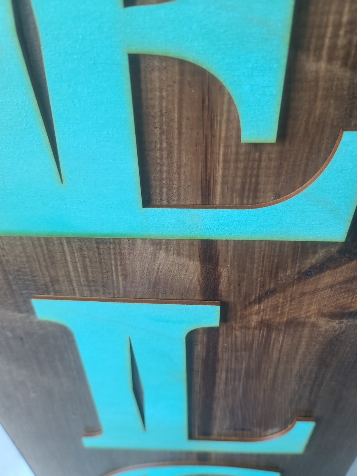 Teal & Gold Welcome Sign