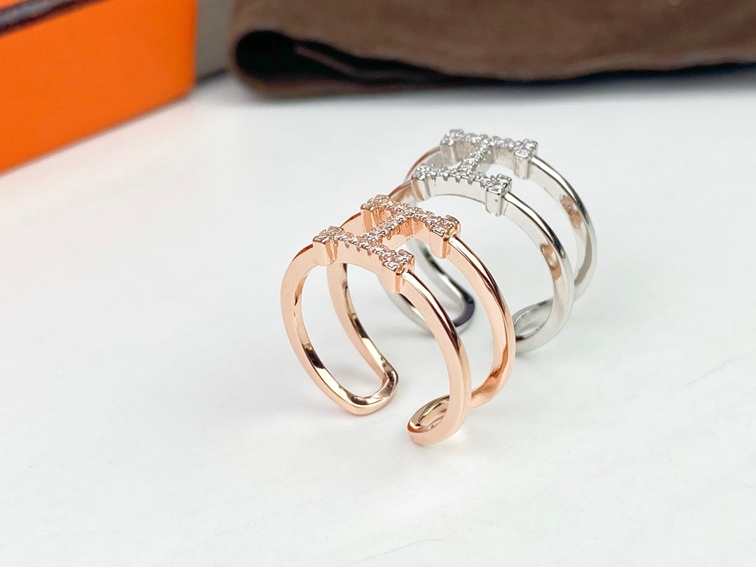 18K Ever Chaine D'ancre Hermes Ring