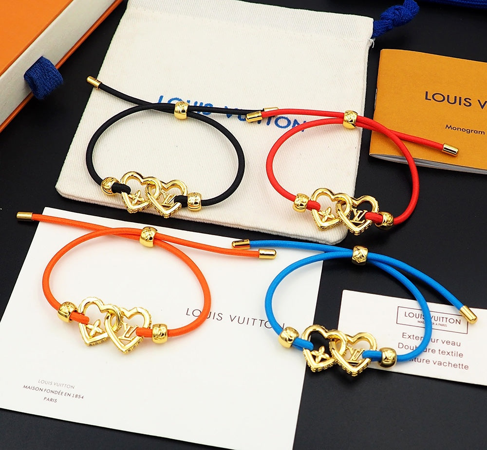 18K Louis Vuitton My Love Red Bracelet